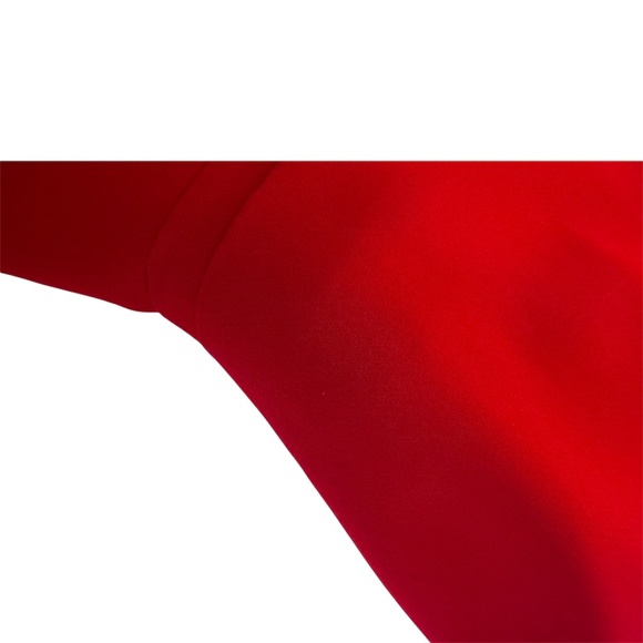 K Studio Collection Red Two-Piece Dress Suit with Shrug & Belt Size 14 - Picture 7 of 8